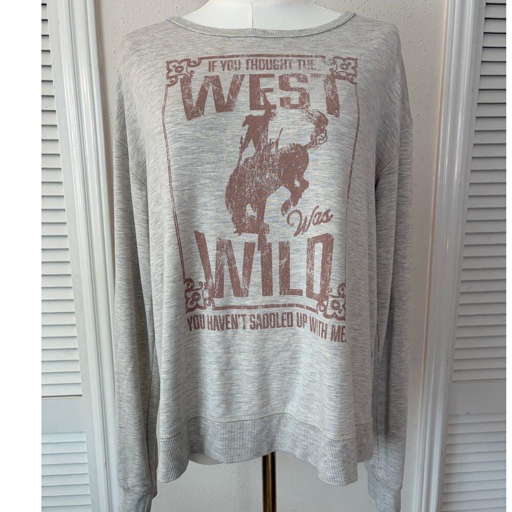 Miranda Lambert Graphic Crewneck Pullover Womens Western Cowgirl Rodeo